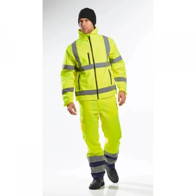 S424 - Jachetă HiVis Classic Soft Shell (3L) / Portwest / Reflectorizanta