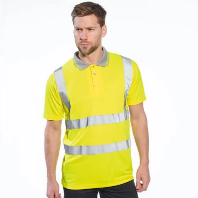S477 - Tricou Polo HiVis / Portwest / Reflectorizanta