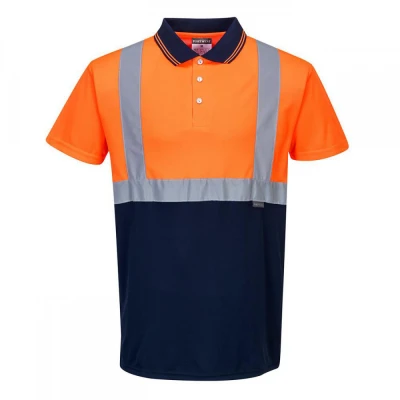 S479 - Tricou Polo bicolor reflectortizant / Portwest / Reflectorizanta