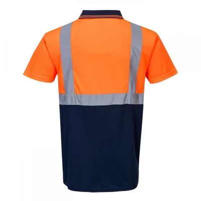 S479 - Tricou Polo bicolor reflectortizant / Portwest / Reflectorizanta