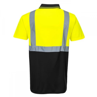 S479 - Tricou Polo bicolor reflectortizant / Portwest / Reflectorizanta