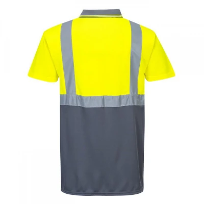 S479 - Tricou Polo bicolor reflectortizant / Portwest / Reflectorizanta