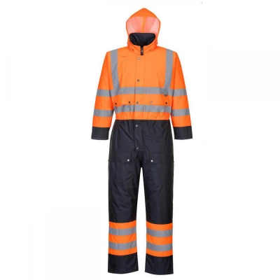 S485 - Combinezon HiVis Contrast căptușit / Portwest / Combinezoane de lucru