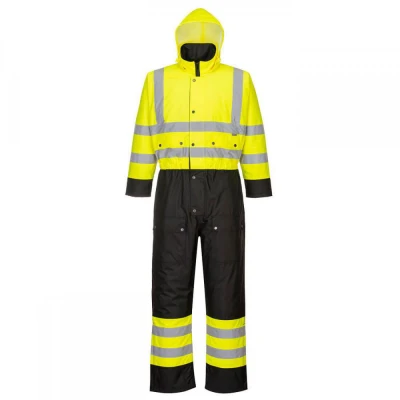 S485 - Combinezon HiVis Contrast căptușit / Portwest / Combinezoane de lucru