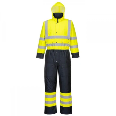 S485 - Combinezon HiVis Contrast căptușit / Portwest / Combinezoane de lucru