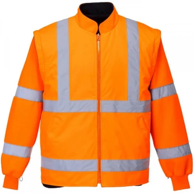 S766 - Jachetă HiVis bicoloră Essential 5-in-1 / Portwest / Reflectorizanta
