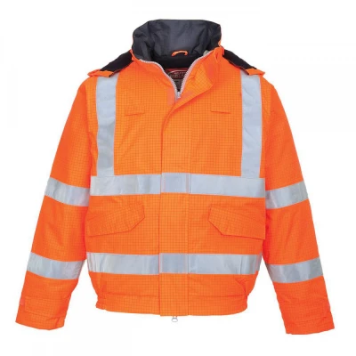 S773 - Jachetă de ploaie Bizflame HiVis, antistati / Portwest / Antistatica, ignifuga