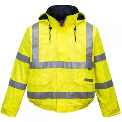 S773 - Jachetă de ploaie Bizflame HiVis, antistati / Portwest / Antistatica, ignifuga