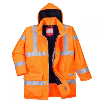 S778 - Jacheta Bizflame Rain Hi-Vis Antistatica si / Portwest / Antistatica, ignifuga