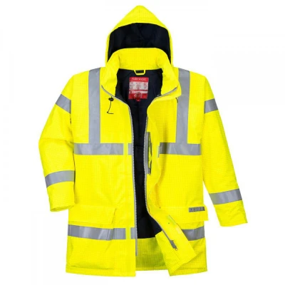 S778 - Jacheta Bizflame Rain Hi-Vis Antistatica si / Portwest / Antistatica, ignifuga