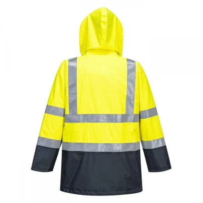 S779 - Jachetă de ploaie Bizflame HiVis, protecție / Portwest / Antistatica, ignifuga