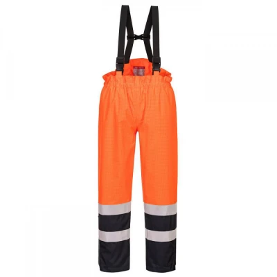S782 - Pantaloni Bizflame Rain HiVis, protectie mu / Portwest / Antistatica, ignifuga