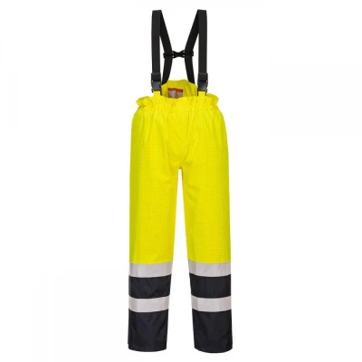 S782 - Pantaloni Bizflame Rain HiVis, protectie mu / Portwest / Antistatica, ignifuga