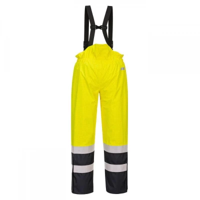 S782 - Pantaloni Bizflame Rain HiVis, protectie mu / Portwest / Antistatica, ignifuga