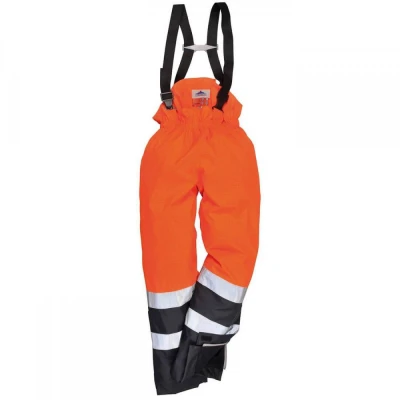 S782 - Pantaloni Bizflame Rain HiVis, protectie mu / Portwest / Antistatica, ignifuga