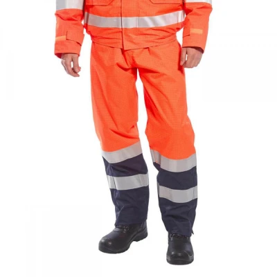 S782 - Pantaloni Bizflame Rain HiVis, protectie mu / Portwest / Antistatica, ignifuga