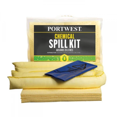 SM90 - Set absorbție substante chimice PW 20L / Portwest / Kit-uri absorbante substante periculoase