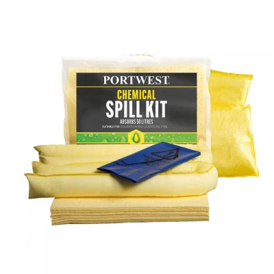 SM91 - Set absorbție substante chimice PW 50L / Portwest / Kit-uri absorbante substante periculoase