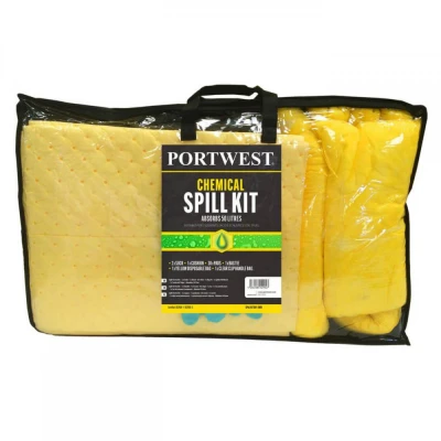 SM91 - Set absorbție substante chimice PW 50L / Portwest / Kit-uri absorbante substante periculoase