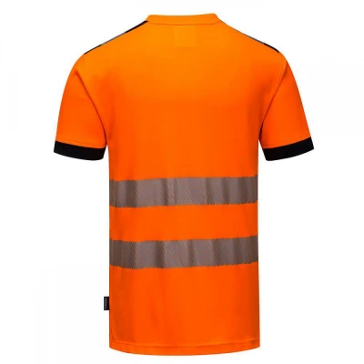 T181 - Tricou PW3 HiVis S/S / Portwest / Reflectorizanta
