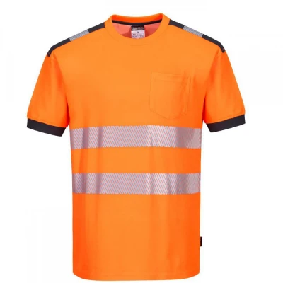 T181 - Tricou PW3 HiVis S/S / Portwest / Reflectorizanta