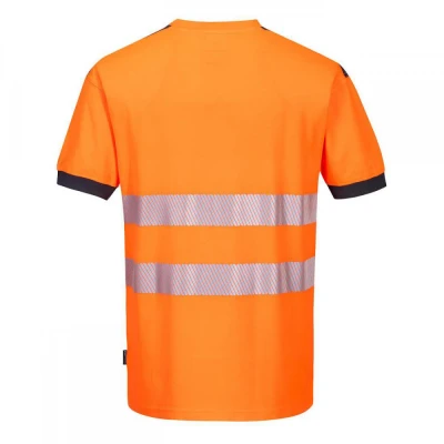 T181 - Tricou PW3 HiVis S/S / Portwest / Reflectorizanta
