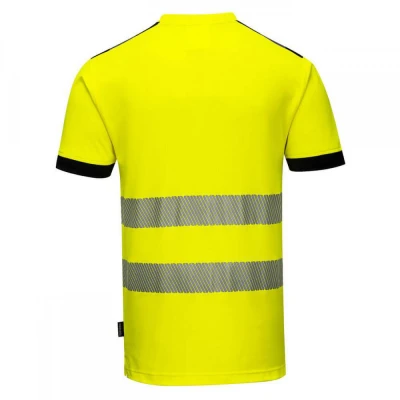 T181 - Tricou PW3 HiVis S/S / Portwest / Reflectorizanta