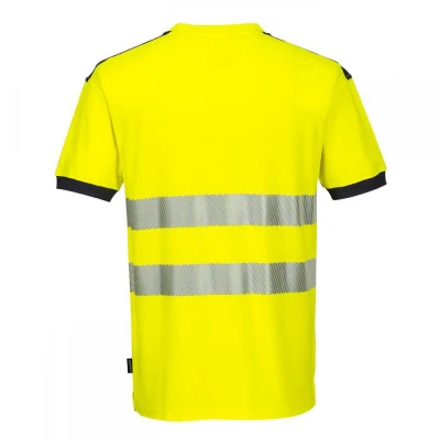 T181 - Tricou PW3 HiVis S/S / Portwest / Reflectorizanta