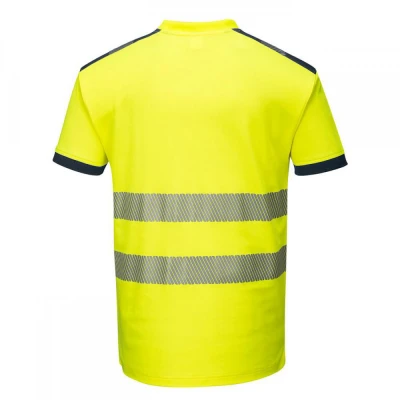 T181 - Tricou PW3 HiVis S/S / Portwest / Reflectorizanta