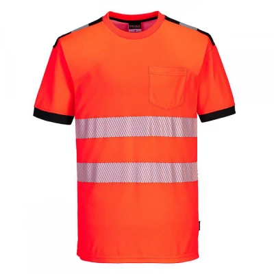 T181 - Tricou PW3 HiVis S/S / Portwest / Reflectorizanta