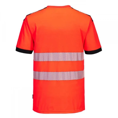 T181 - Tricou PW3 HiVis S/S / Portwest / Reflectorizanta