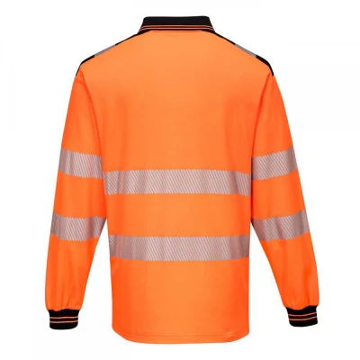 T184 - Tricou Polo PW3 Hi-Vis L/S / Portwest / Reflectorizanta