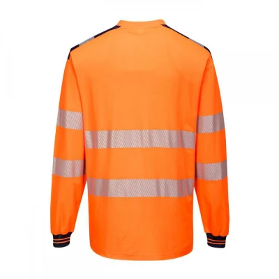 T185 - Tricou PW3 HiVis L/S / Portwest / Reflectorizanta