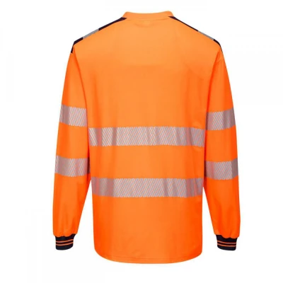T185 - Tricou PW3 HiVis L/S / Portwest / Reflectorizanta