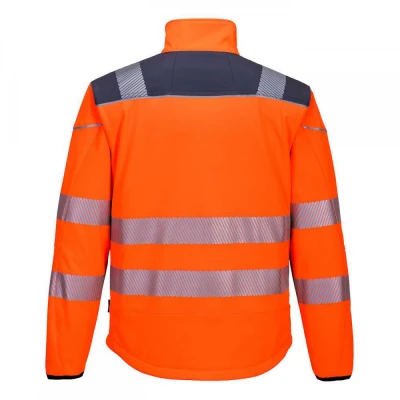 T402 - Jachetă PW3 Softshell Vision HiVis / Portwest / Reflectorizanta