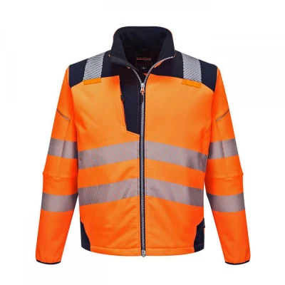 T402 - Jachetă PW3 Softshell Vision HiVis / Portwest / Reflectorizanta