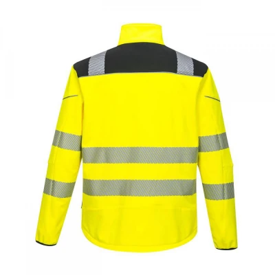 T402 - Jachetă PW3 Softshell Vision HiVis / Portwest / Reflectorizanta