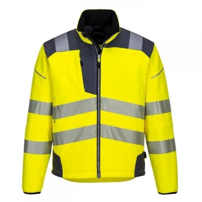 T402 - Jachetă PW3 Softshell Vision HiVis / Portwest / Reflectorizanta