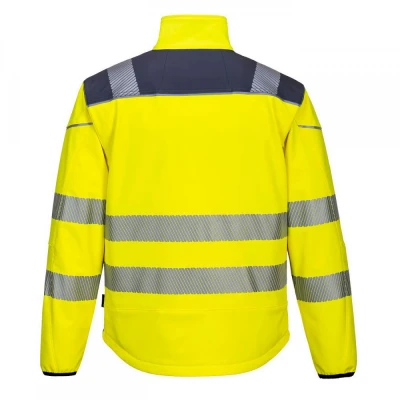 T402 - Jachetă PW3 Softshell Vision HiVis / Portwest / Reflectorizanta