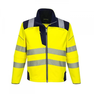 T402 - Jachetă PW3 Softshell Vision HiVis / Portwest / Reflectorizanta