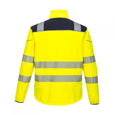 T402 - Jachetă PW3 Softshell Vision HiVis / Portwest / Reflectorizanta