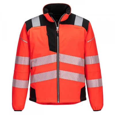 T402 - Jachetă PW3 Softshell Vision HiVis / Portwest / Reflectorizanta