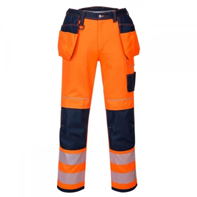 T501 - Pantaloni PW3 de lucru Holster HiVis / Portwest / Reflectorizanta