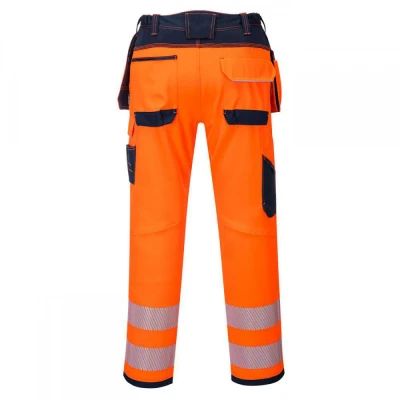 T501 - Pantaloni PW3 de lucru Holster HiVis / Portwest / Reflectorizanta