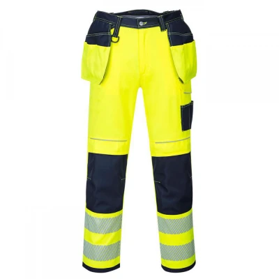 T501 - Pantaloni PW3 de lucru Holster HiVis / Portwest / Reflectorizanta
