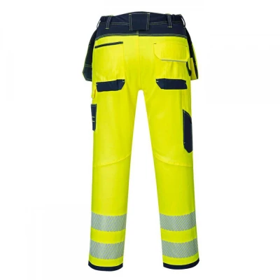 T501 - Pantaloni PW3 de lucru Holster HiVis / Portwest / Reflectorizanta