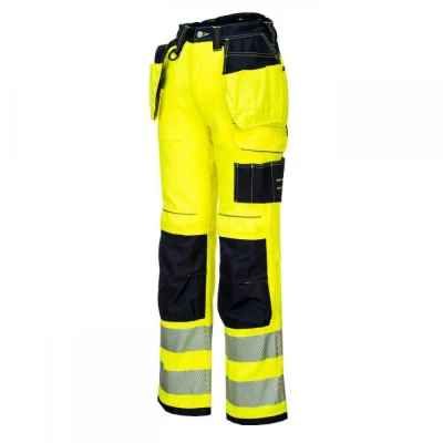 T501 - Pantaloni PW3 de lucru Holster HiVis / Portwest / Reflectorizanta