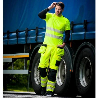 T501 - Pantaloni PW3 de lucru Holster HiVis / Portwest / Reflectorizanta