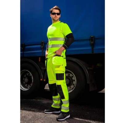 T501 - Pantaloni PW3 de lucru Holster HiVis / Portwest / Reflectorizanta