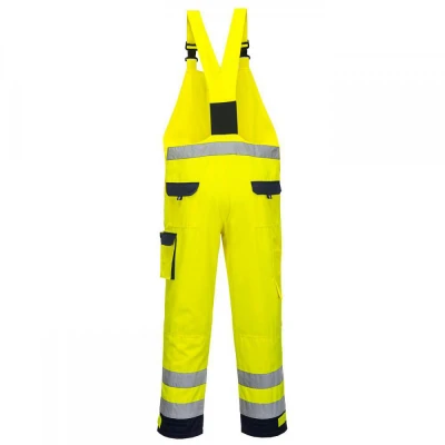 TX52 - Salopeta cu Pieptar Dijon HI VIS / Portwest / Reflectorizanta